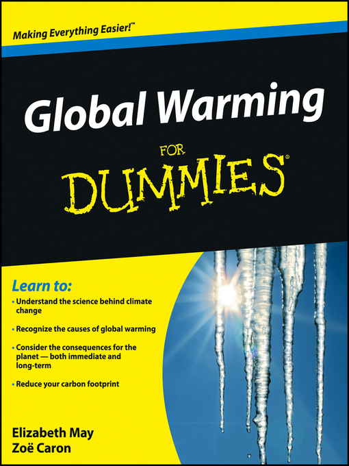 Title details for Global Warming For Dummies by Elizabeth May - Available